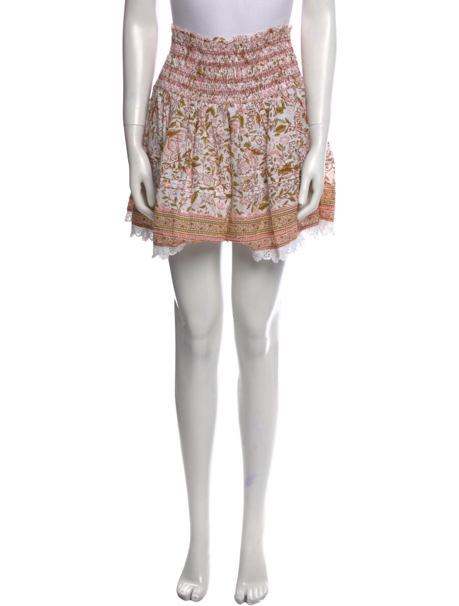 Poupette St Barth Printed Mini Skirt