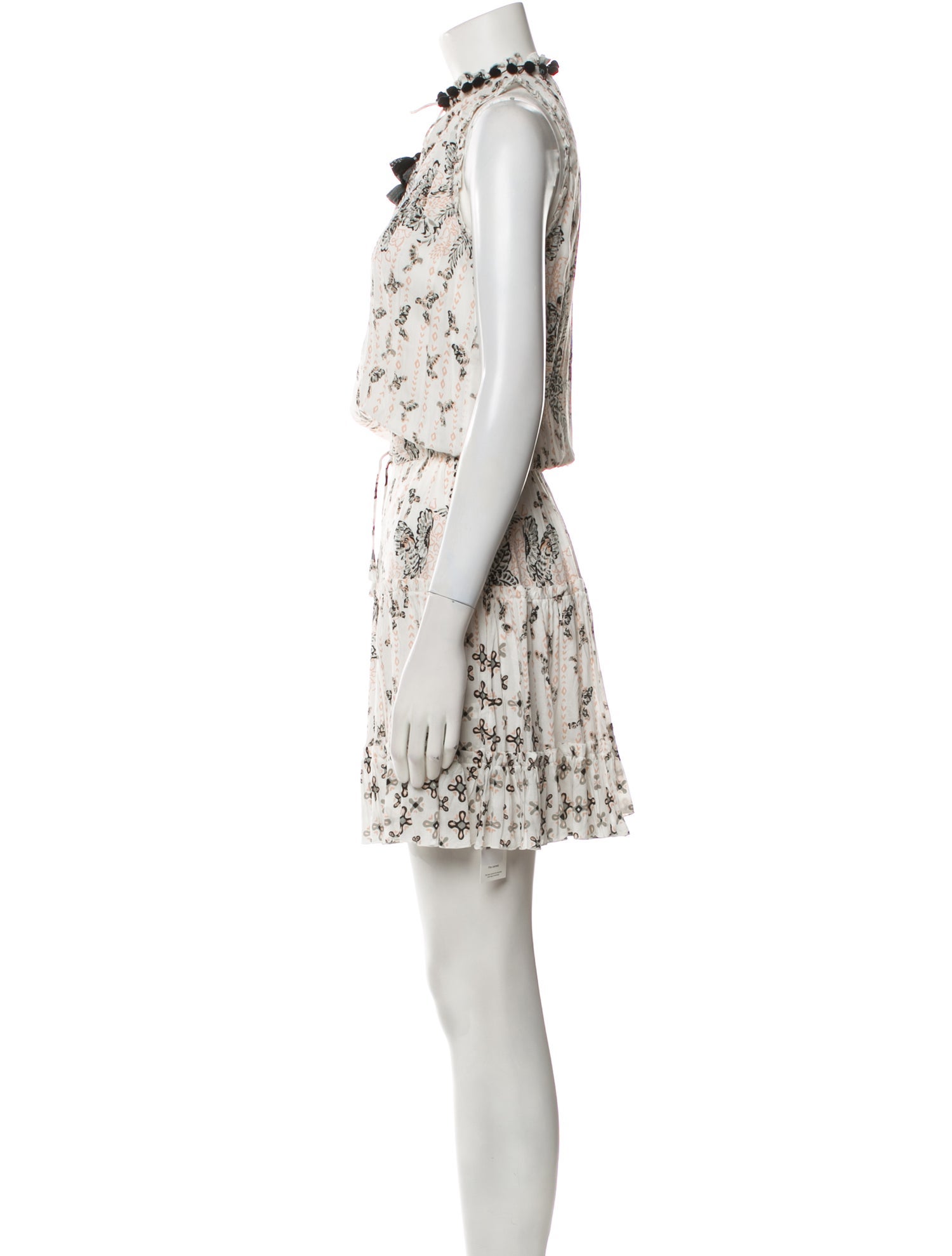 Poupette St Barth Printed Knee-Length Dress