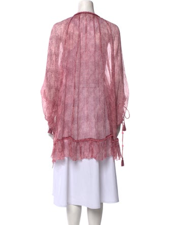 Poupette St Barth Silk Printed Tunic