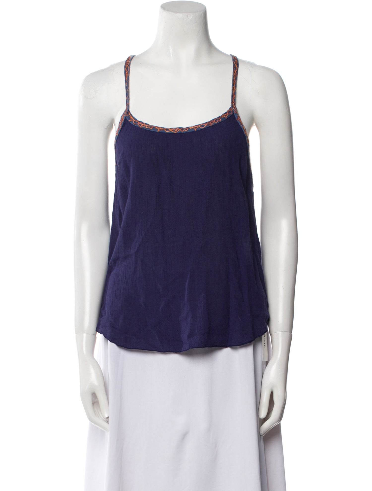 Poupette St Barth Square Neckline Sleeveless Top