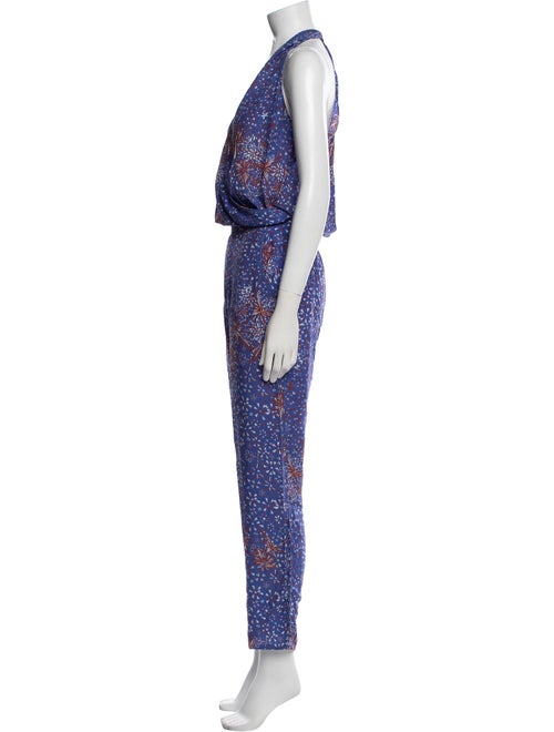 Poupette St Barth Silk Printed Jumpsuit