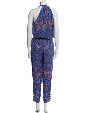 Poupette St Barth Silk Printed Jumpsuit
