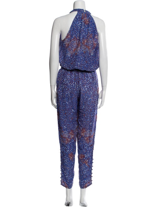 Poupette St Barth Silk Printed Jumpsuit