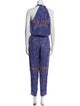 Poupette St Barth Silk Printed Jumpsuit