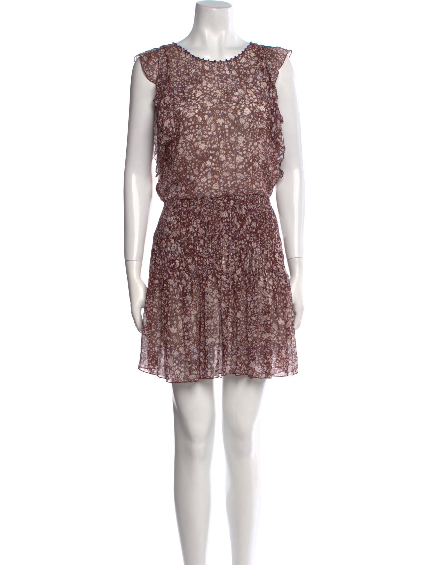 Poupette St Barth Silk Mini Dress