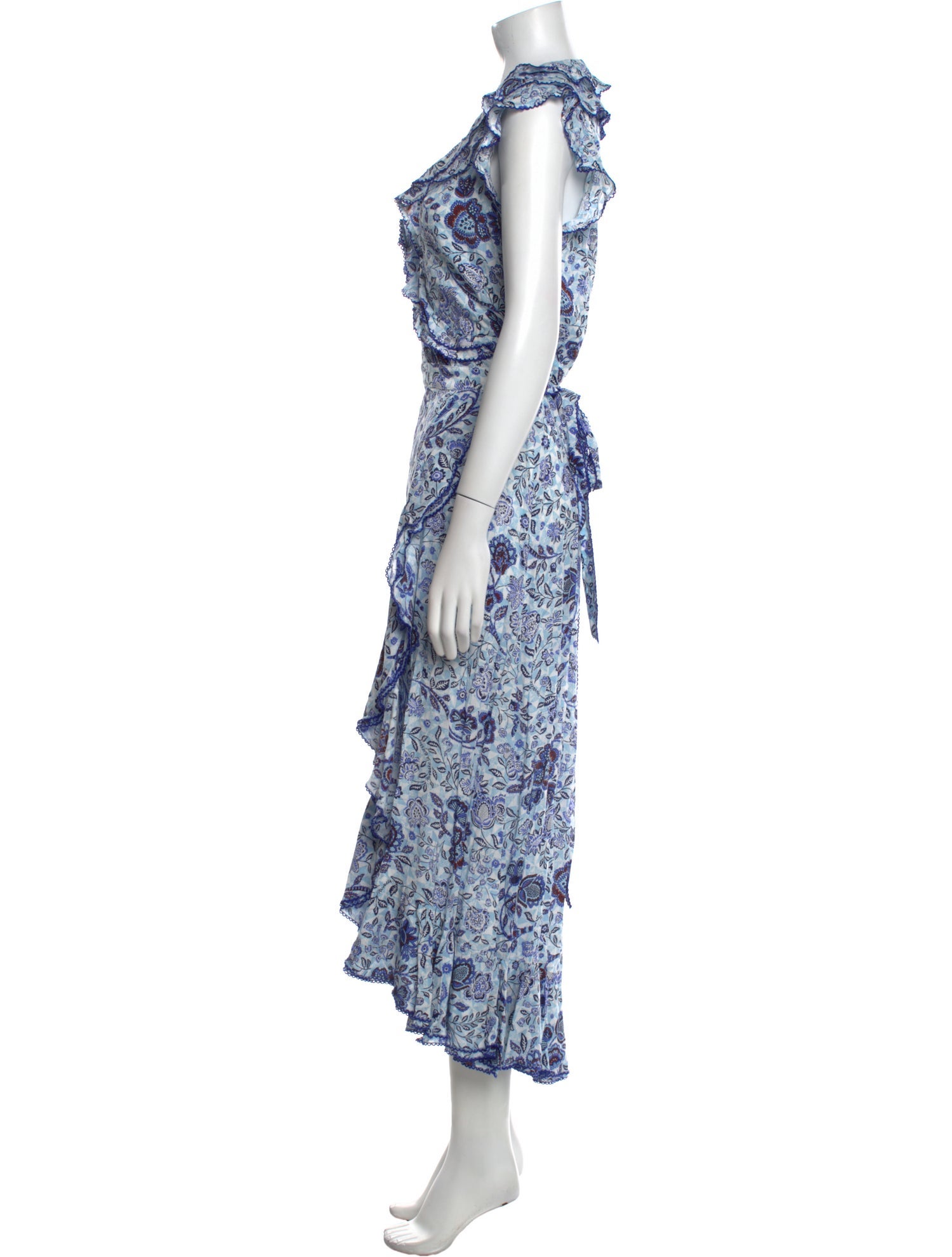 Poupette St Barth Floral Print Long Dress