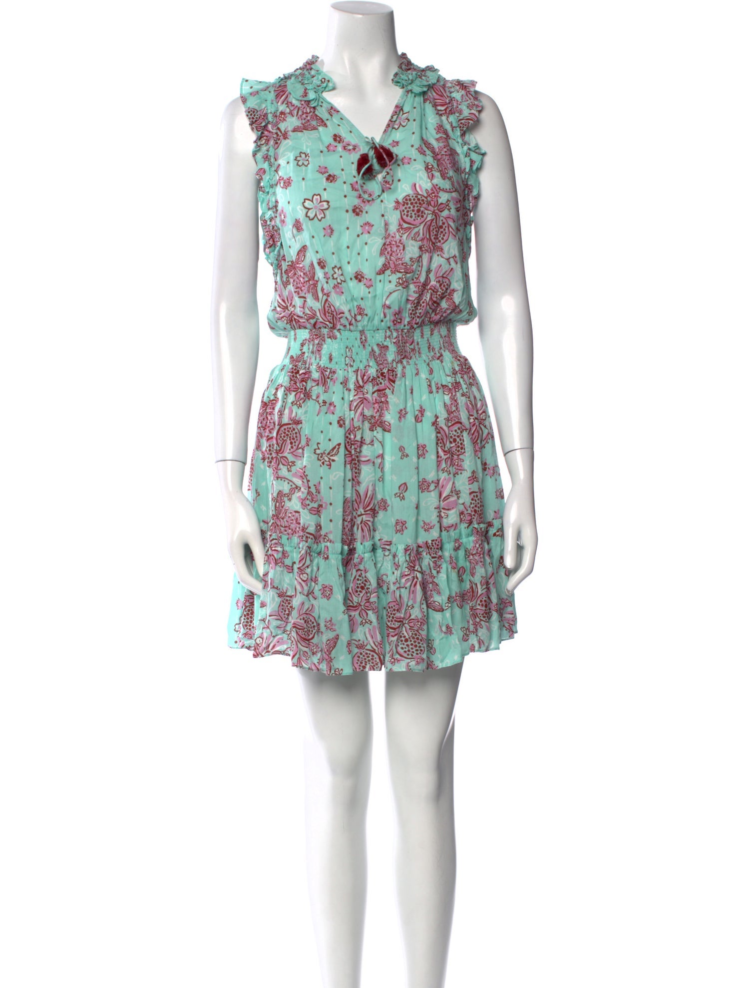 Poupette St Barth Floral Print Mini Dress
