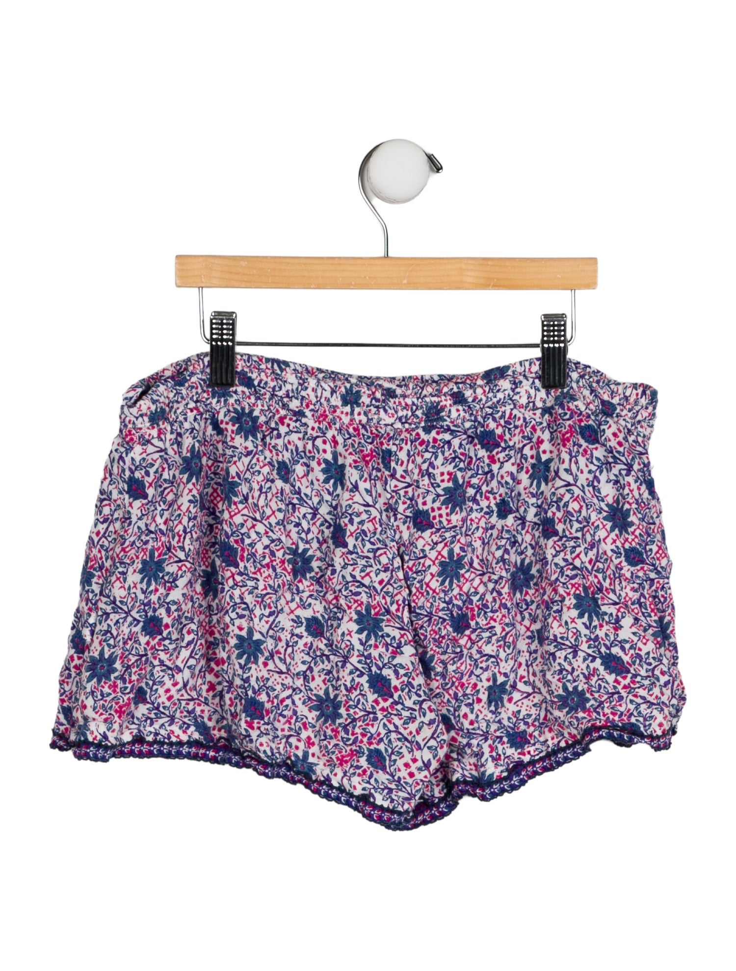 Poupette St Barth Girls' Pattern Printed Shorts