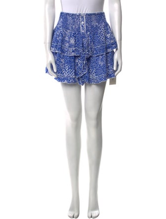 Poupette St Barth Printed Mini Skirt