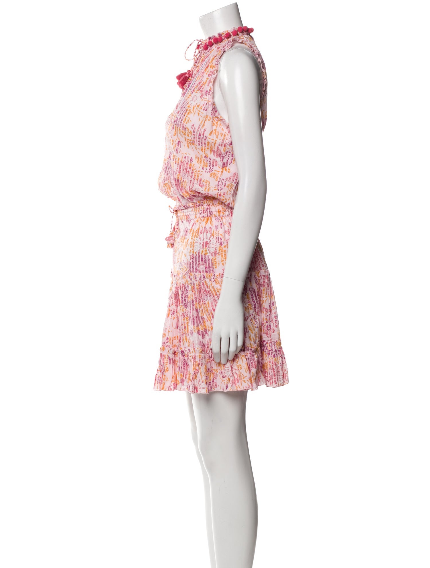 Poupette St Barth Printed Mini Dress w/ Tags