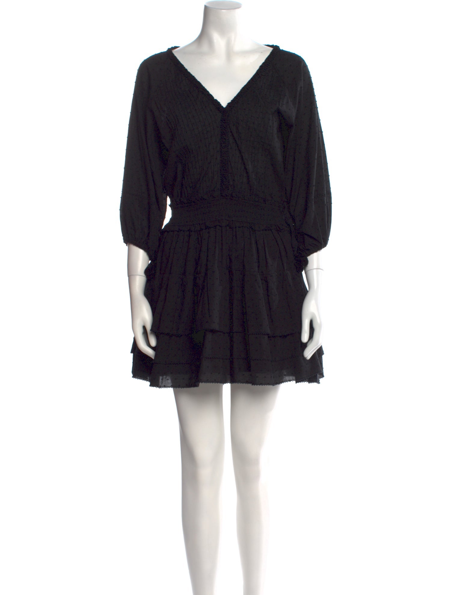 Poupette St Barth V-Neck Mini Dress