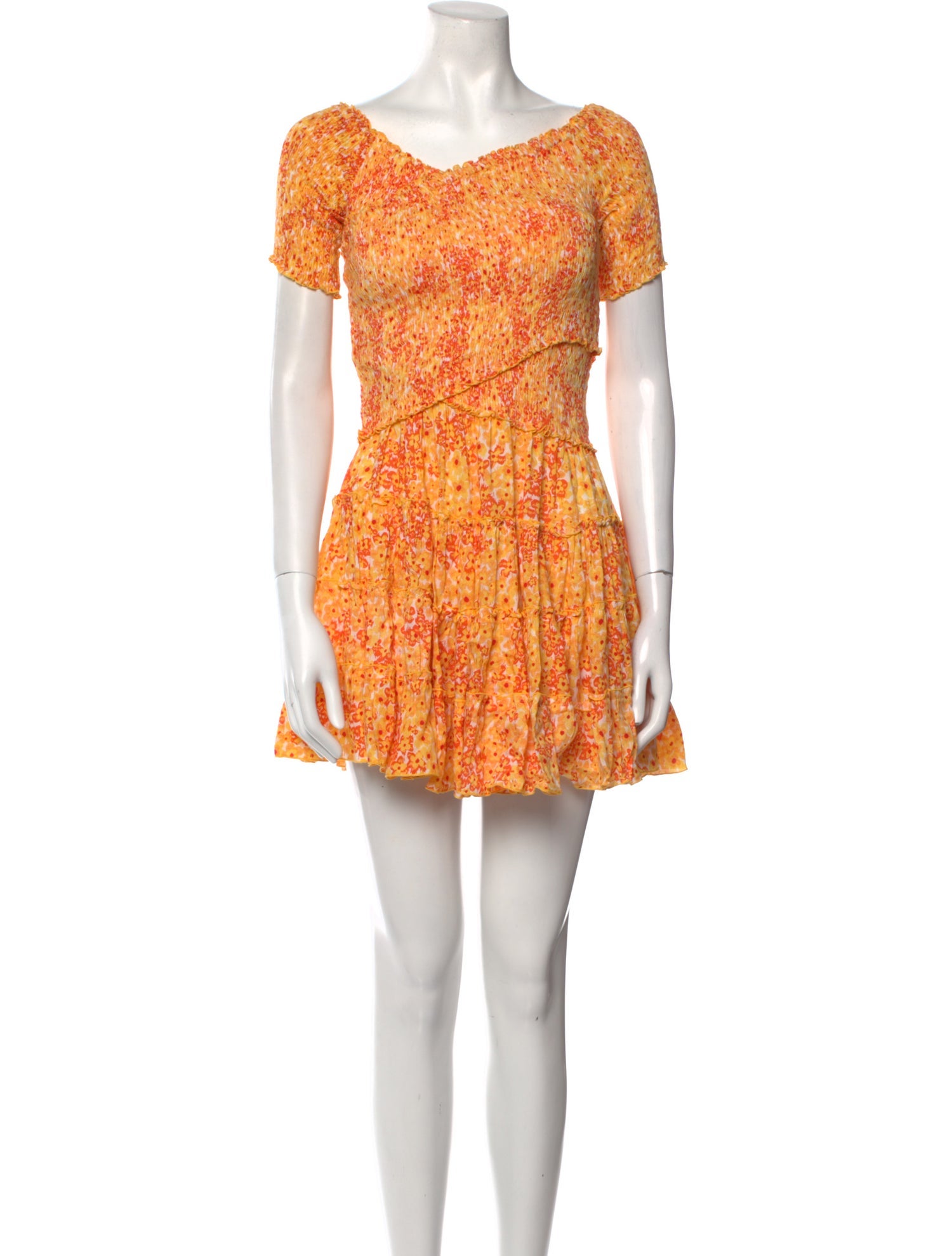 Poupette St Barth Floral Print Mini Dress