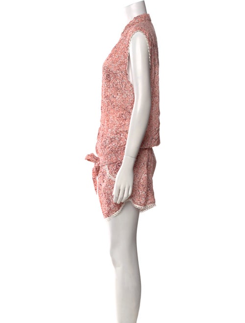 Poupette St Barth Printed V-Neck Romper