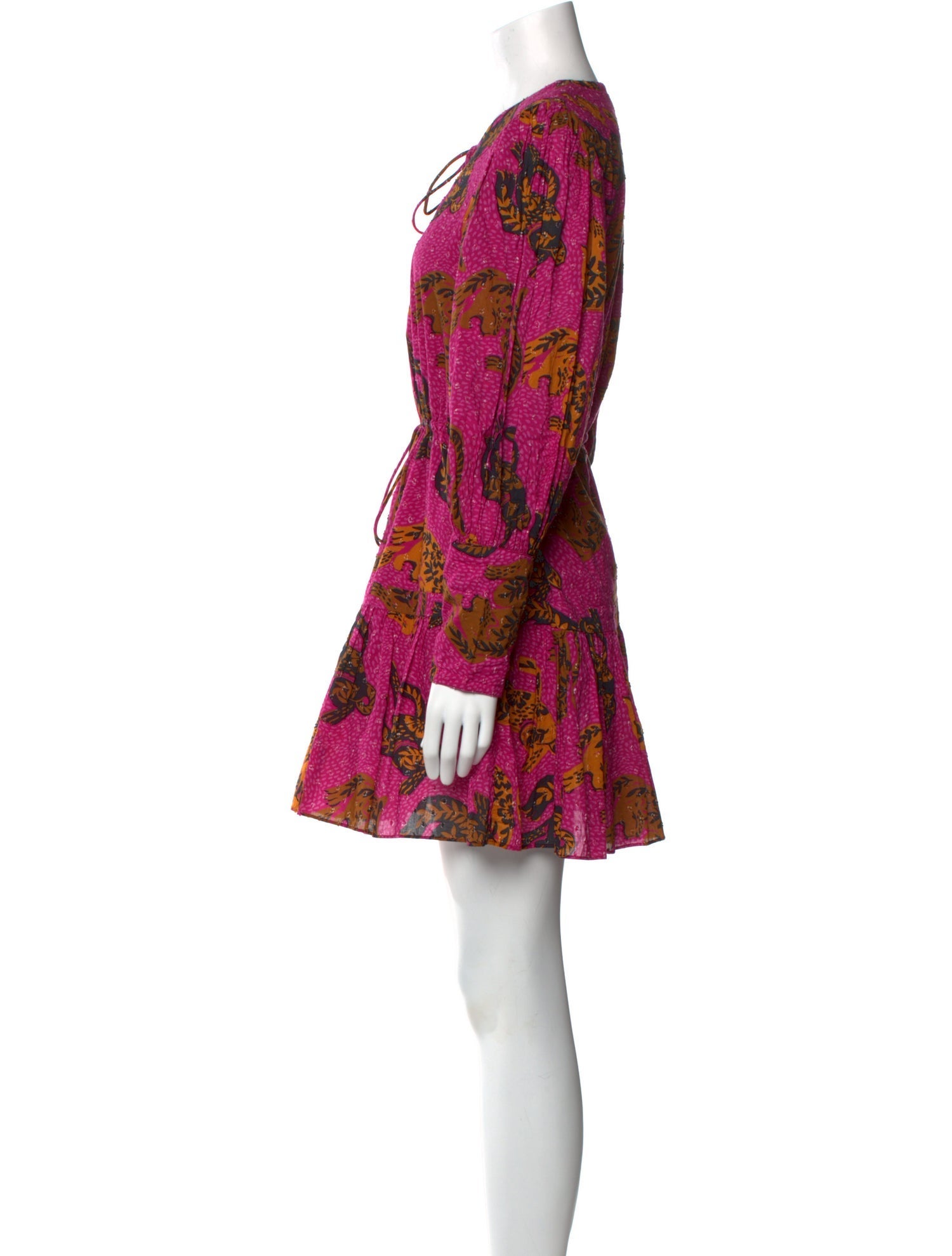 Poupette St Barth Printed Long Dress