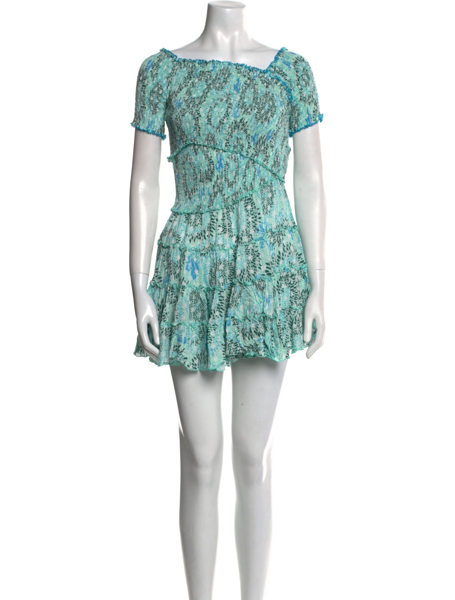 Poupette St Barth Printed Mini Dress