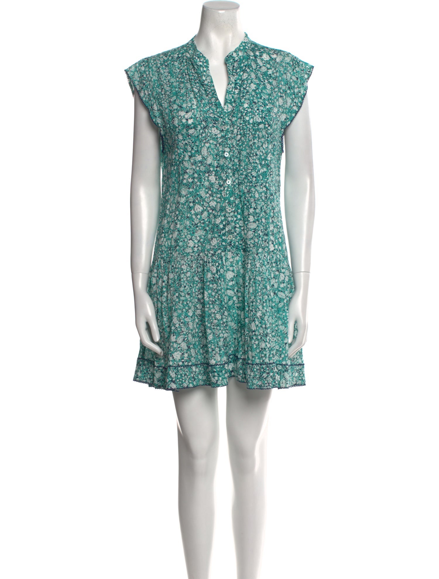 Poupette St Barth Floral Print Mini Dress