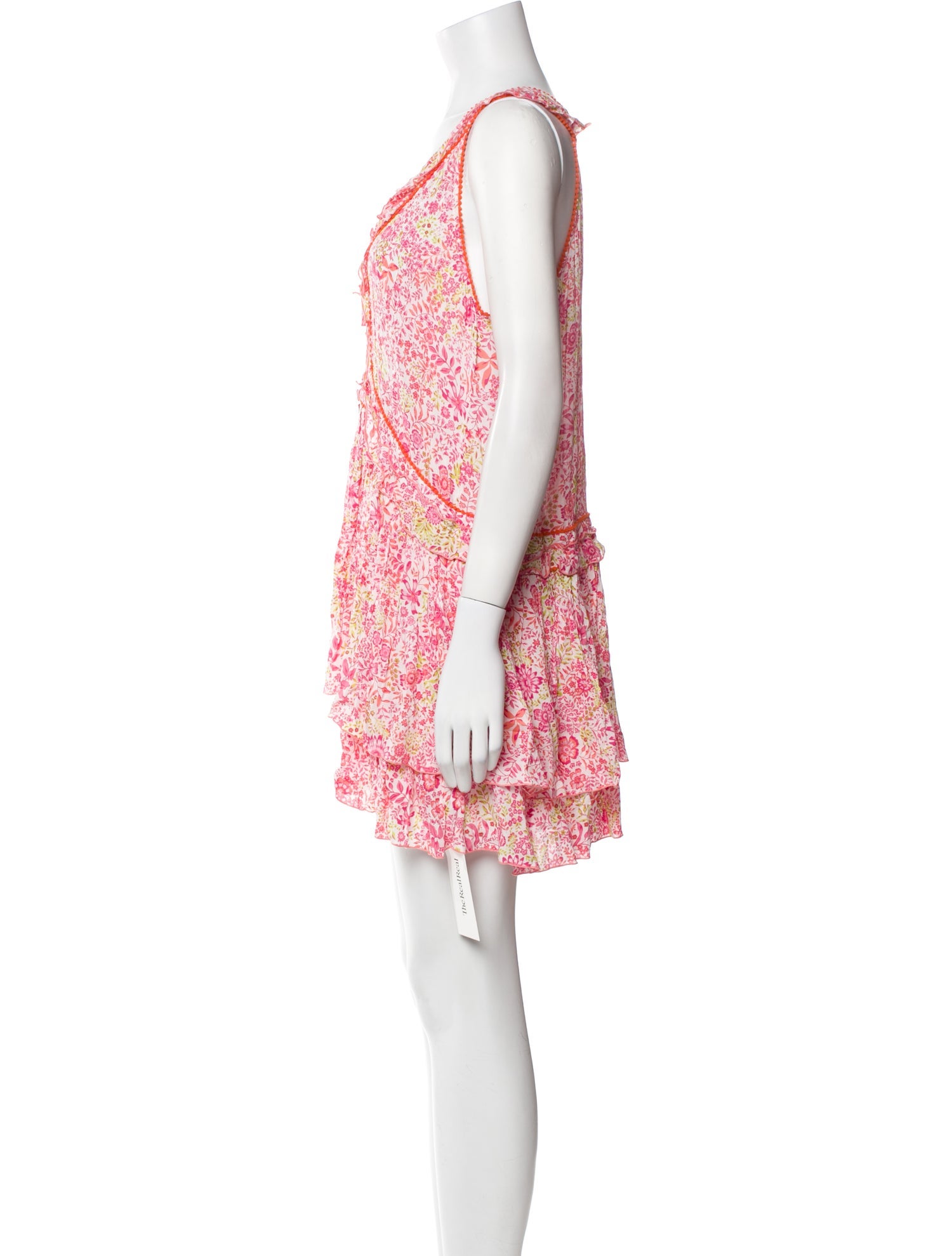 Poupette St Barth Printed Mini Dress w/ Tags