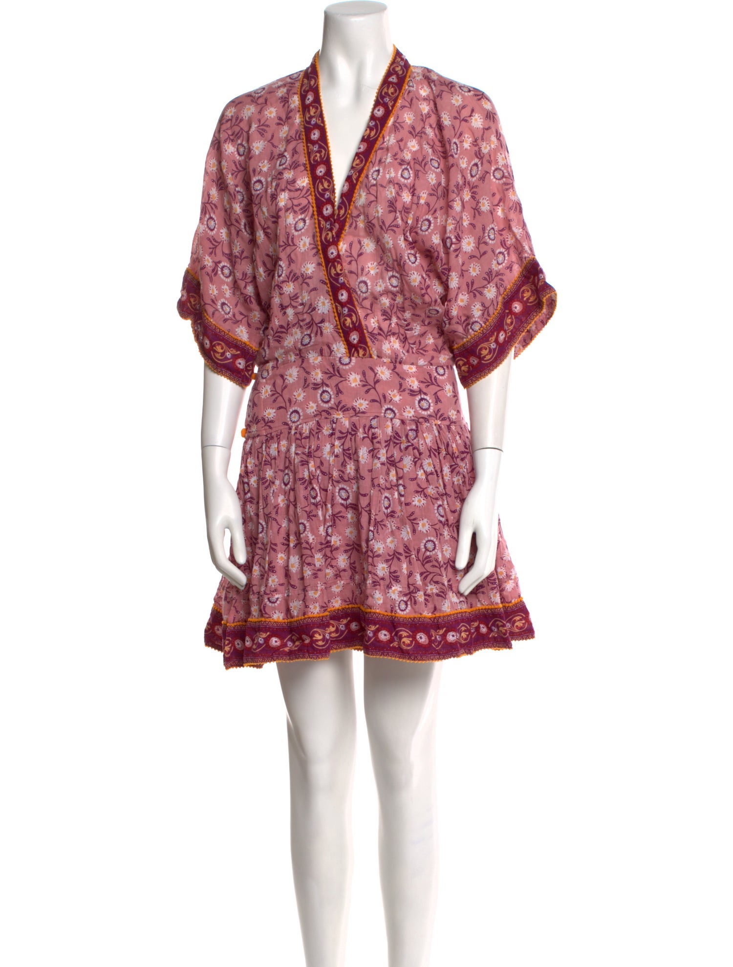 Poupette St Barth Paisley Print Mini Dress