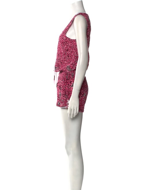 Poupette St Barth Printed V-Neck Romper