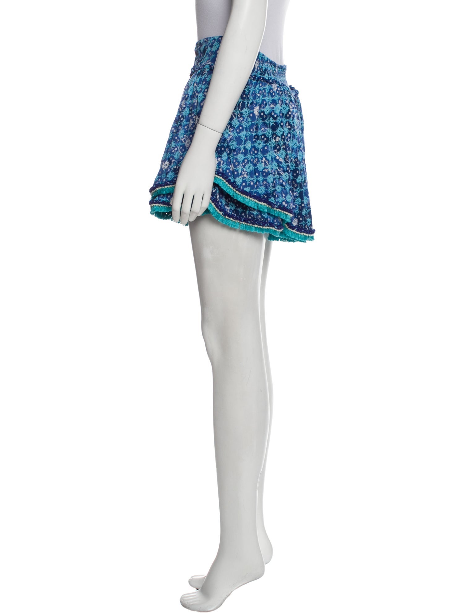 Poupette St Barth Floral Print Mini Skirt