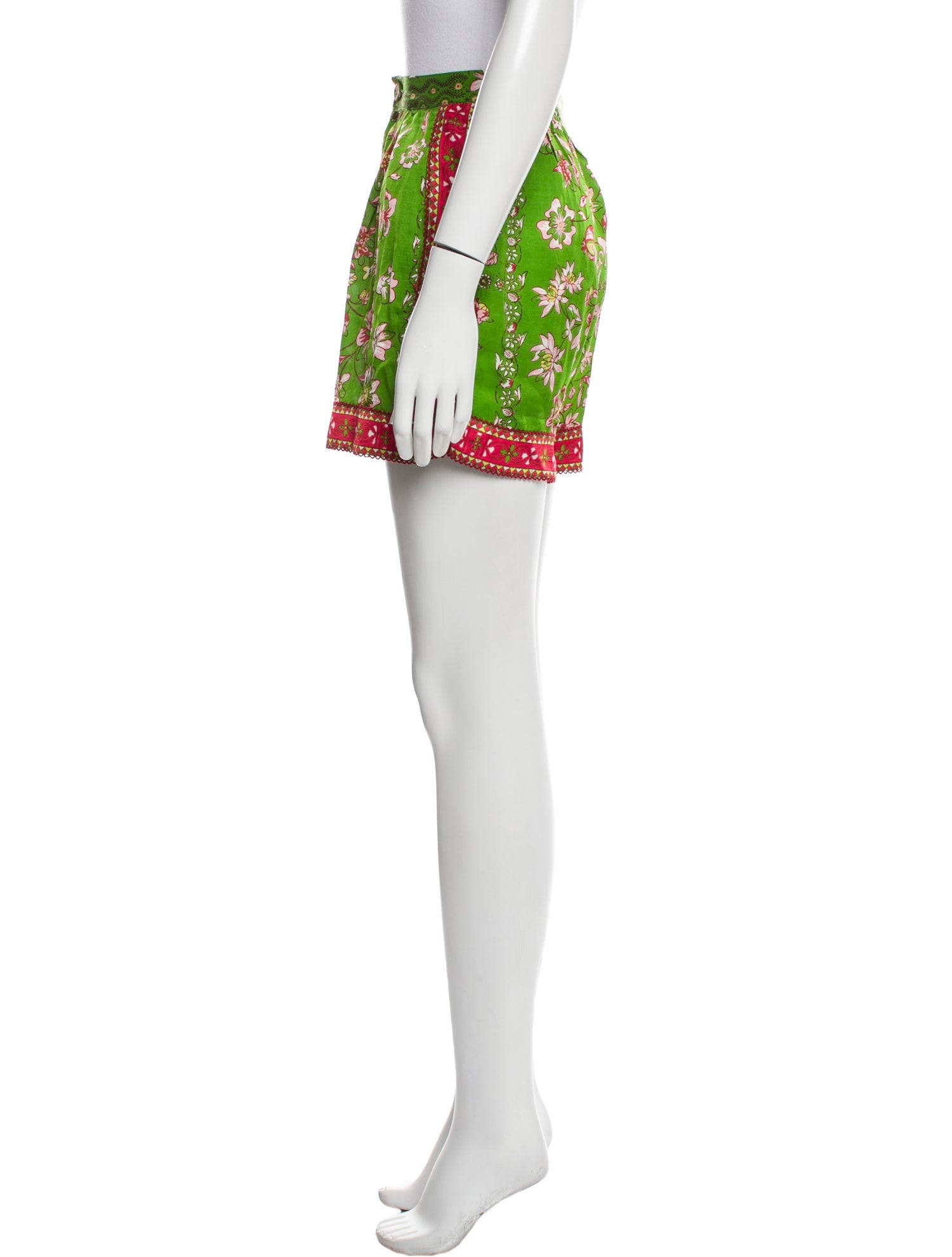 Poupette St Barth Floral Print Mini Shorts