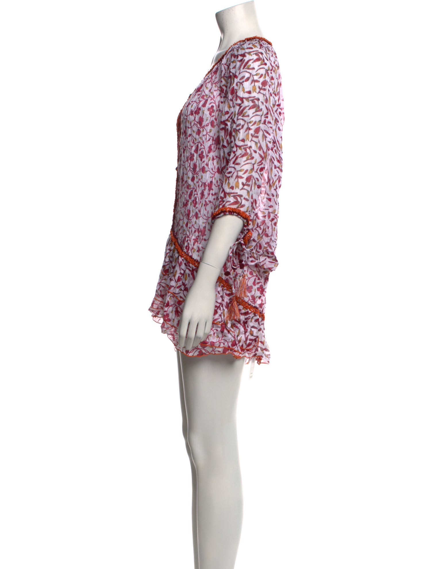 Poupette St Barth Printed Mini Dress w/ Tags