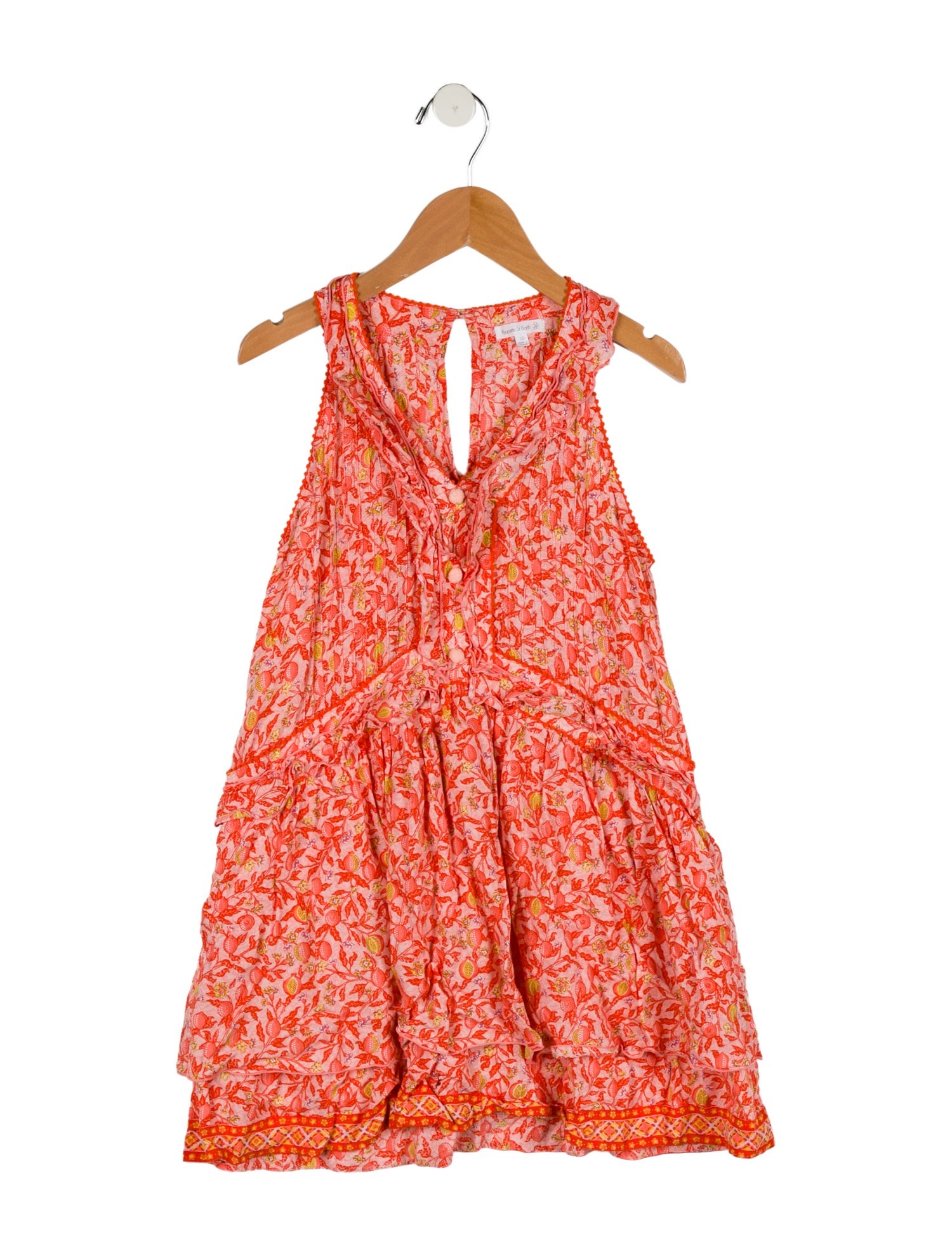 Poupette St Barth Girls' Printed Sleeveless Dress