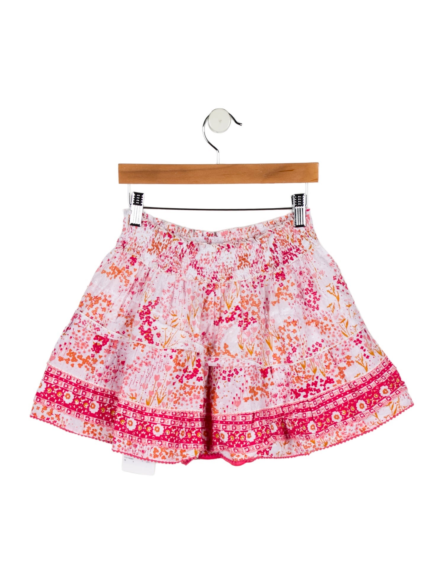 Poupette St Barth Girls' Printed Ruffle Skirt w/ Tags