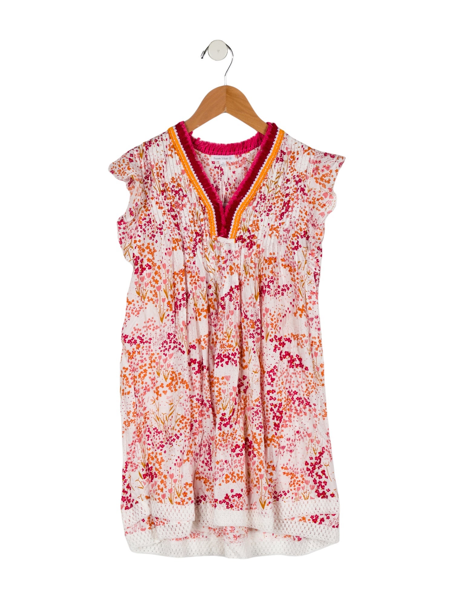 Poupette St Barth Girls' Sleeveless Printed Dress w/ Tags