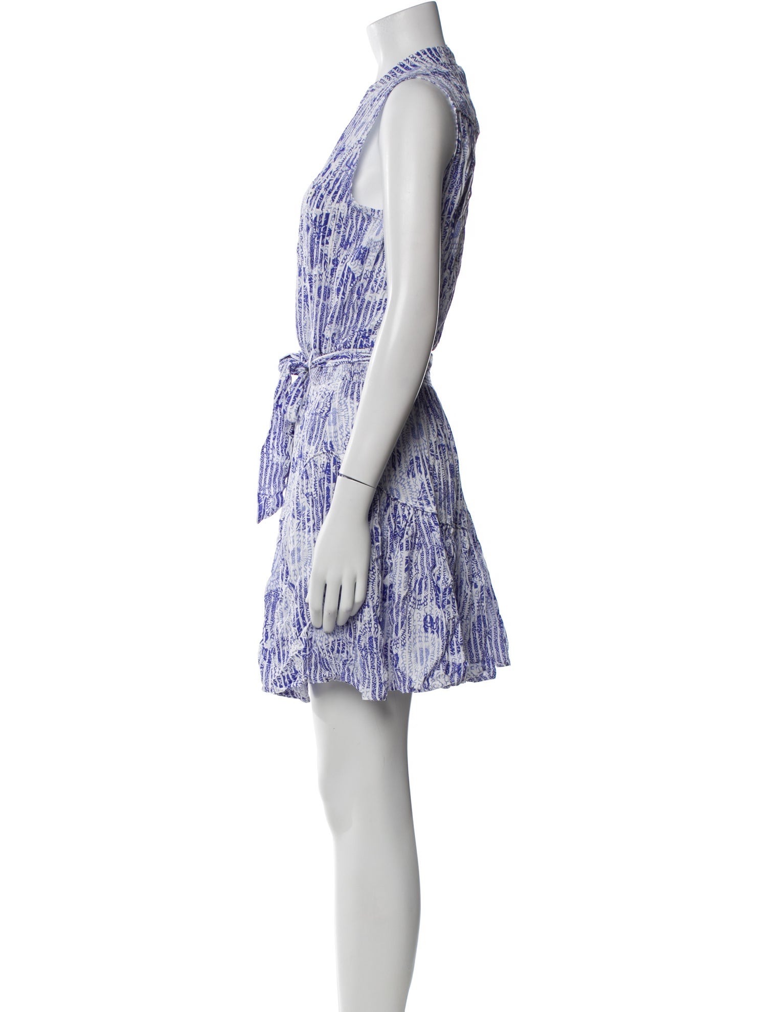 Poupette St Barth Printed Mini Dress w/ Tags