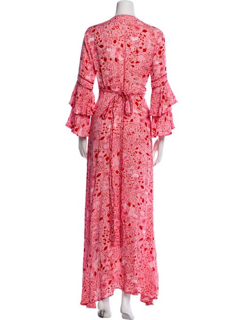 Poupette St Barth Floral Print Robe