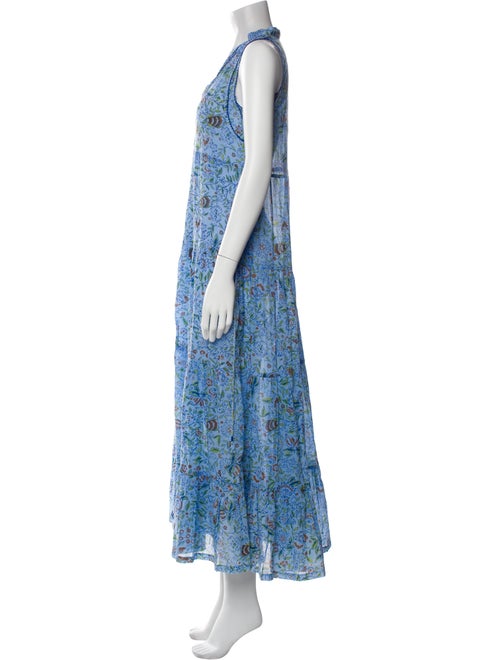 Poupette St Barth Floral Print Long Dress