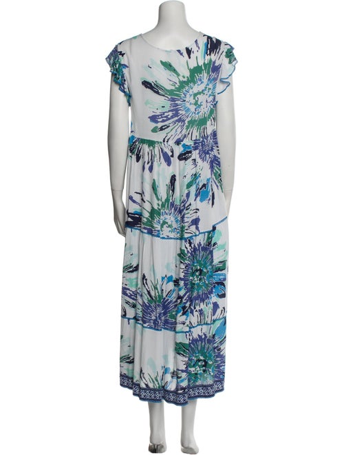 Poupette St Barth Floral Print Long Dress