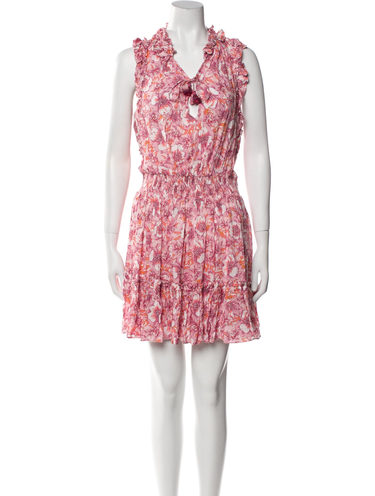 Poupette St Barth Floral Print Mini Dress