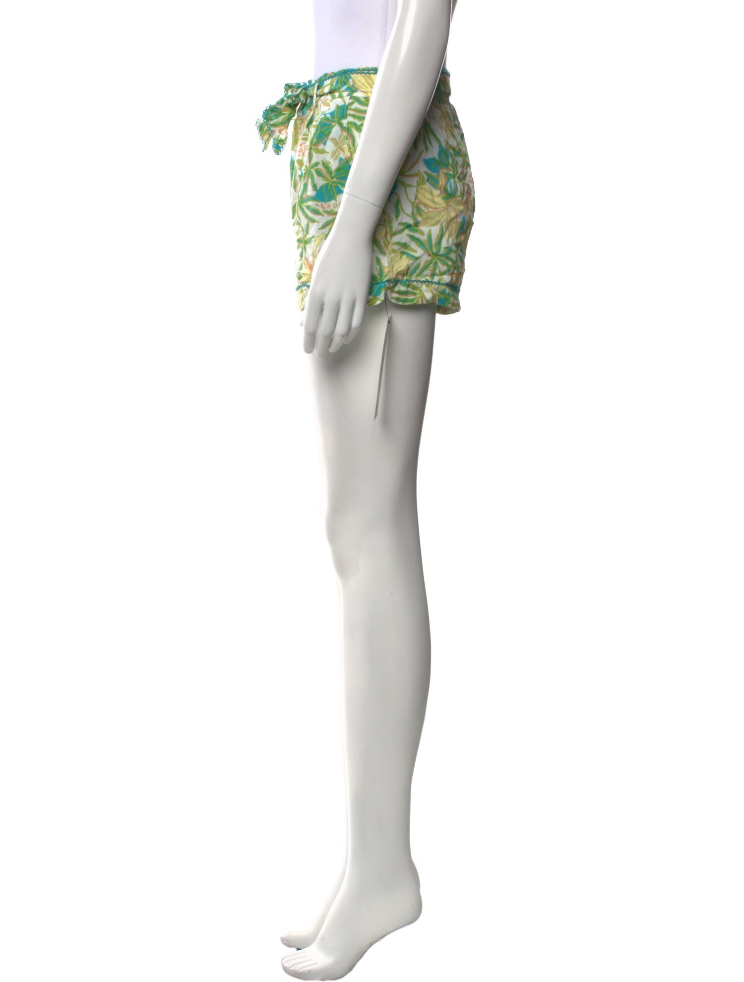 Poupette St Barth Printed Mini Shorts w/ Tags