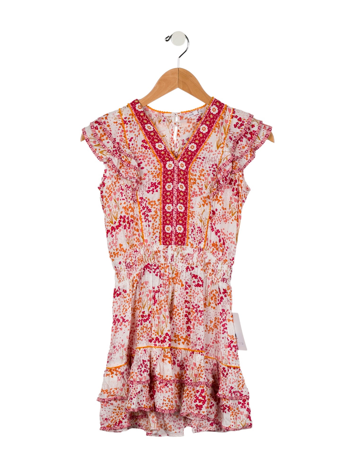 Poupette St Barth Girls' Sleeveless Floral Printed Dress w/ Tags