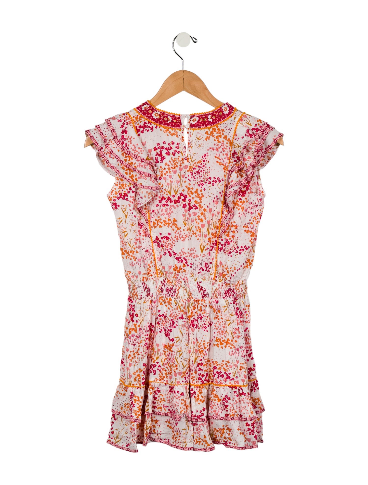 Poupette St Barth Girls' Sleeveless Floral Printed Dress w/ Tags