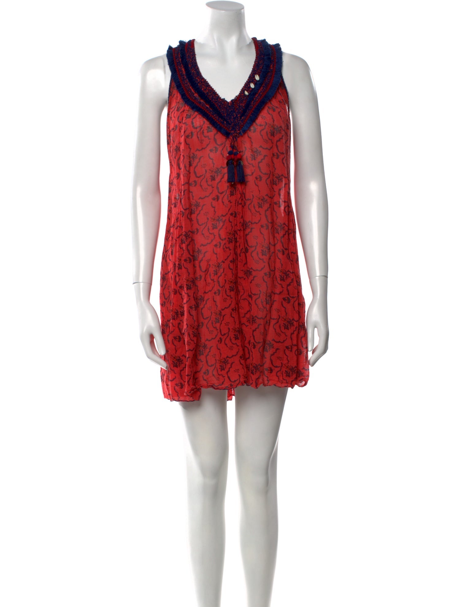 Poupette St Barth Printed Mini Dress