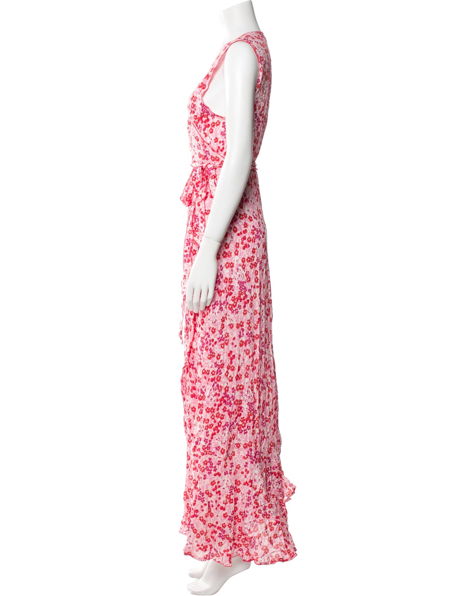 Poupette St Barth Floral Print Long Dress