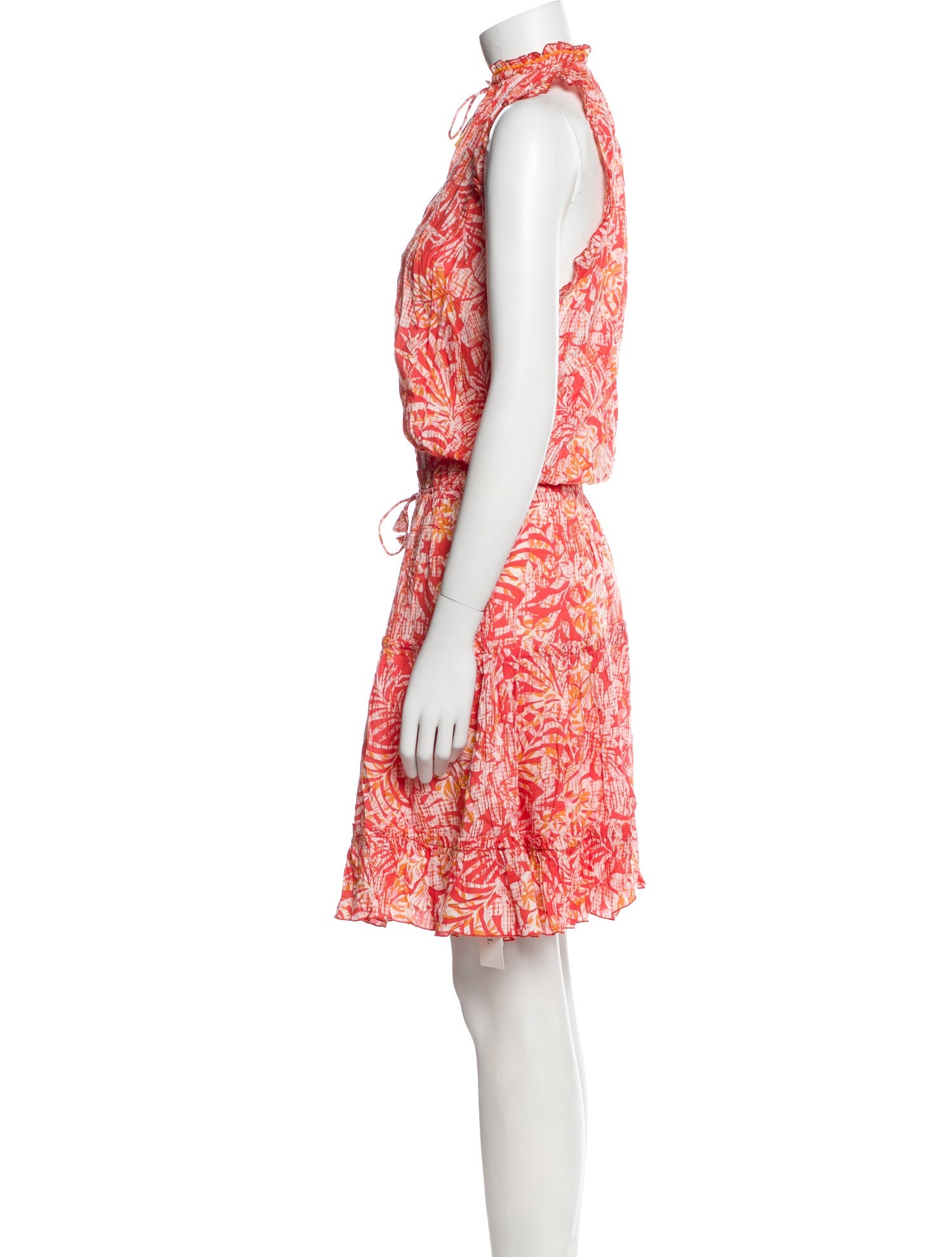 Poupette St Barth Floral Print Knee-Length Dress w/ Tags