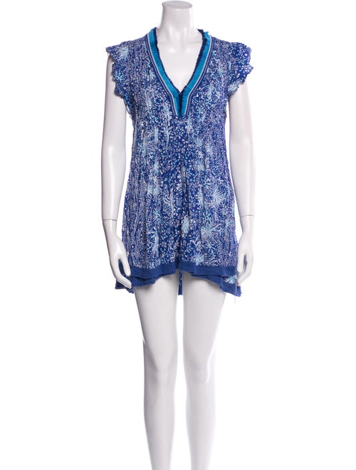 Poupette St Barth Printed Mini Dress