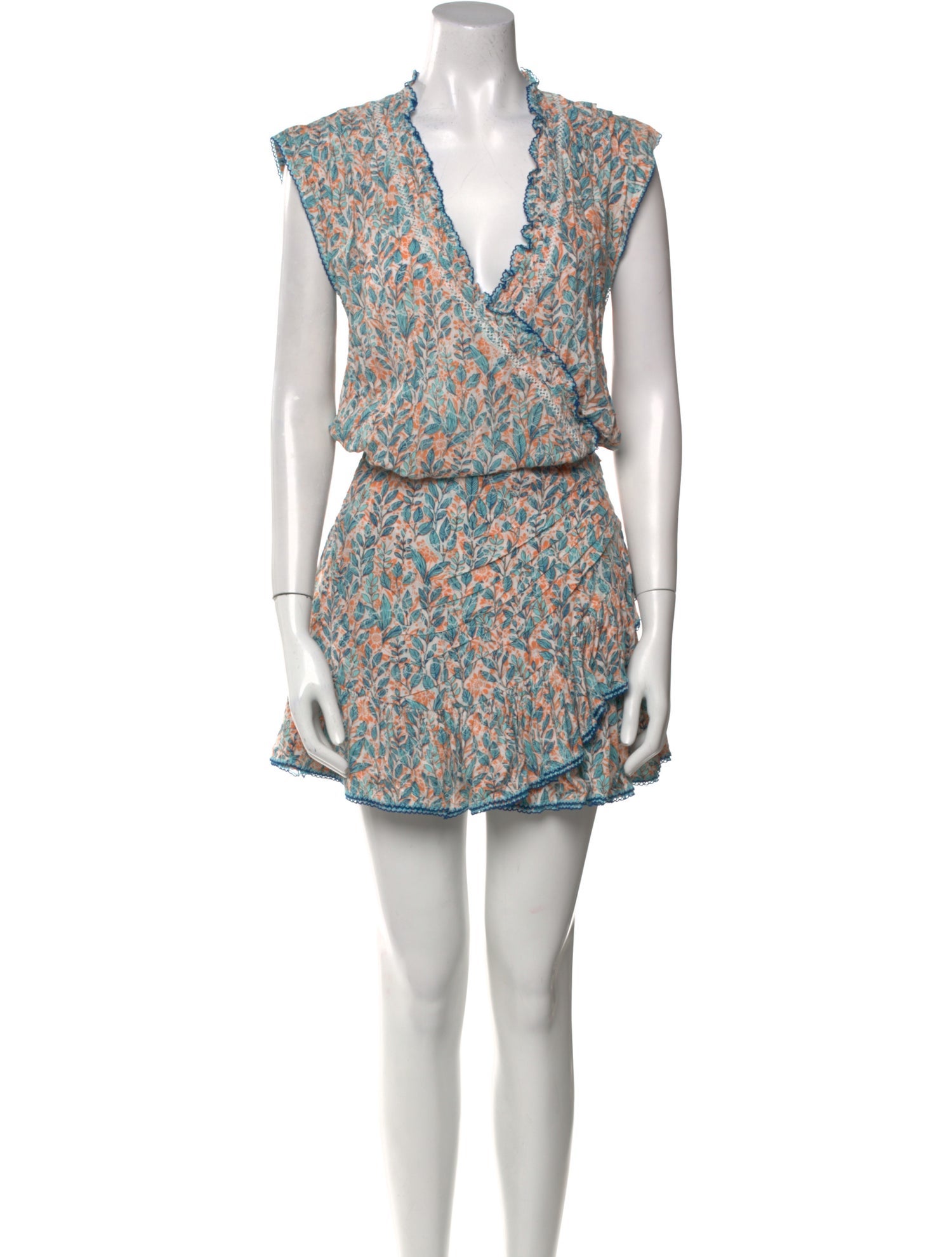 Poupette St Barth Floral Print Mini Dress