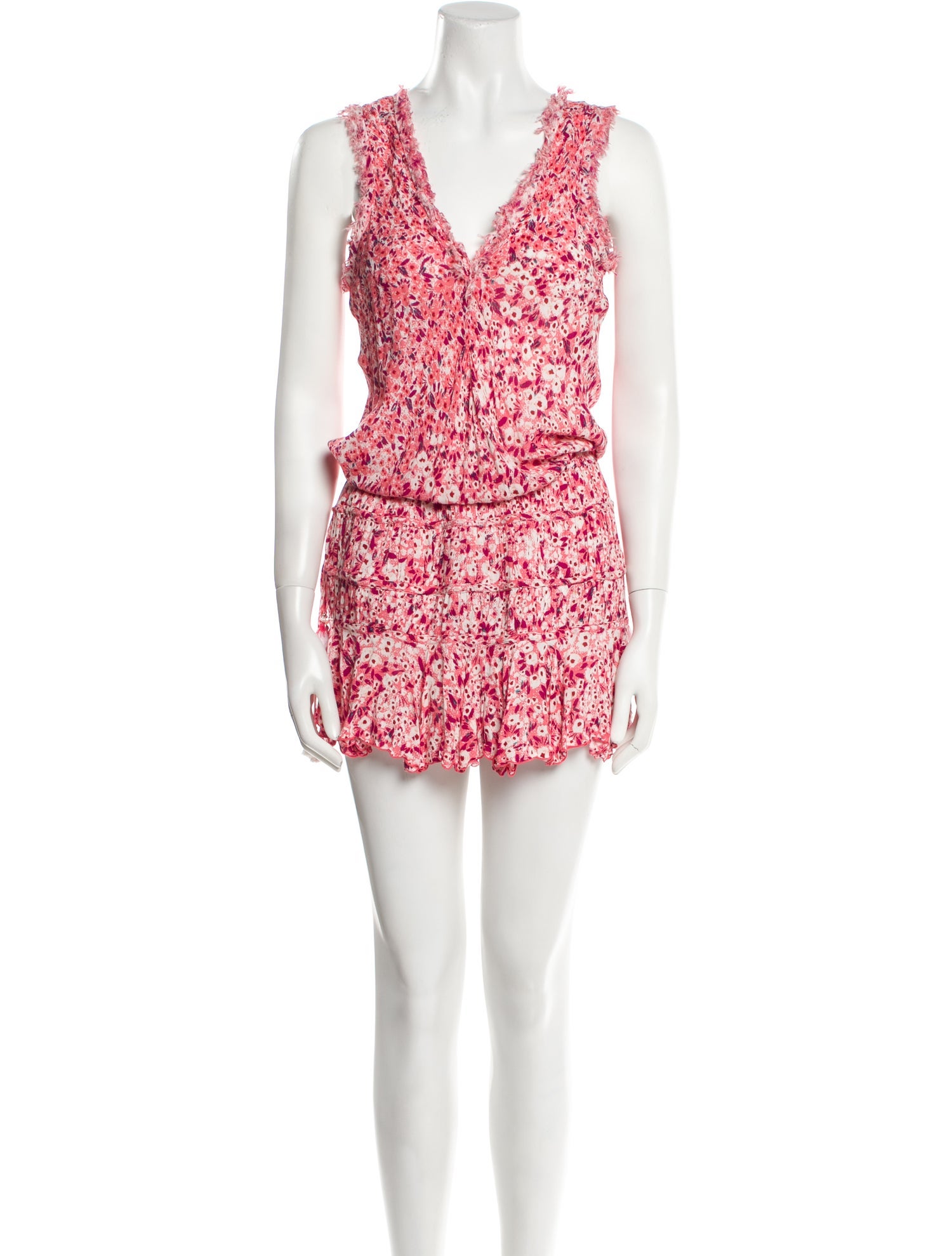Poupette St Barth Floral Print Mini Dress