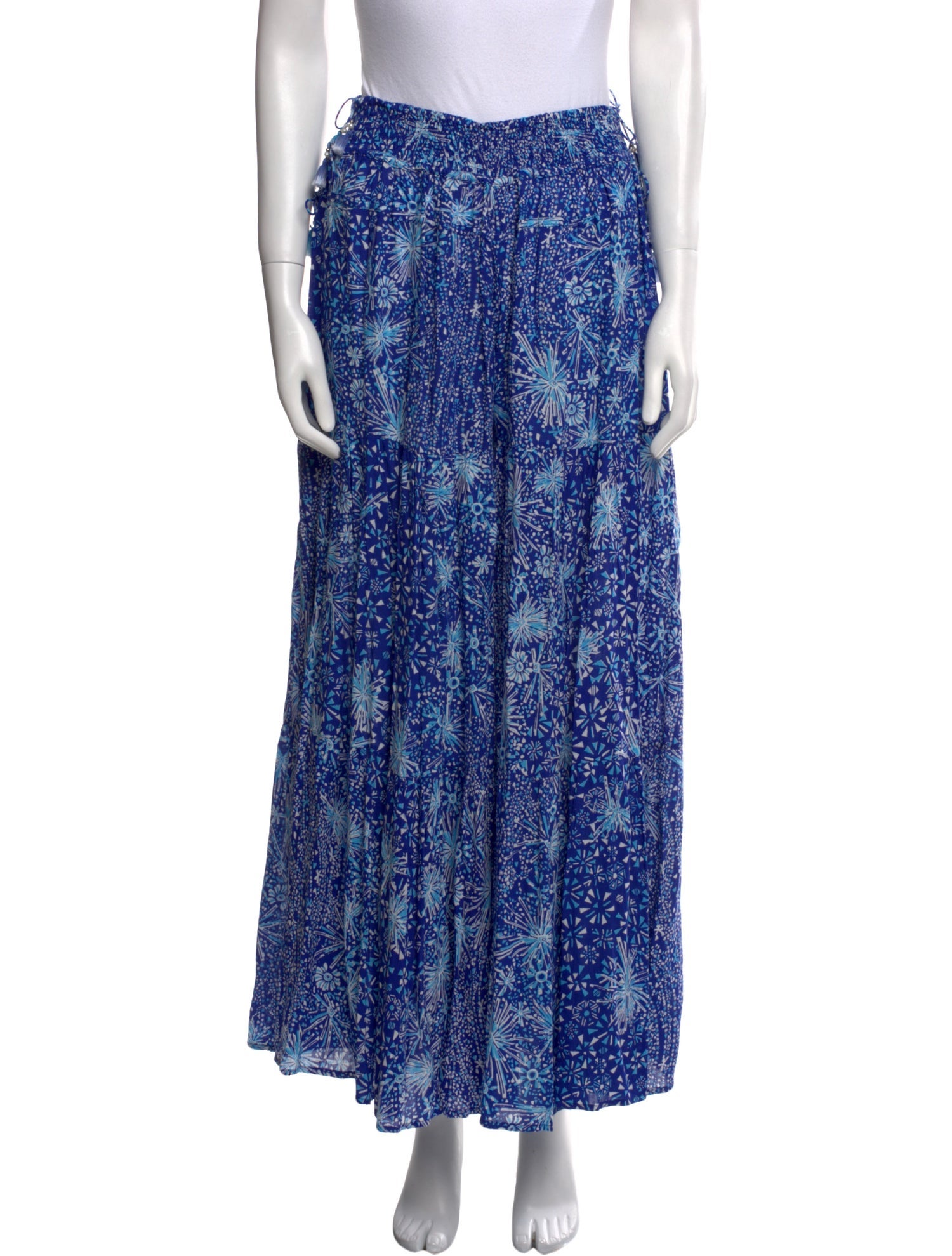 Poupette St Barth Printed Wide Leg Pants