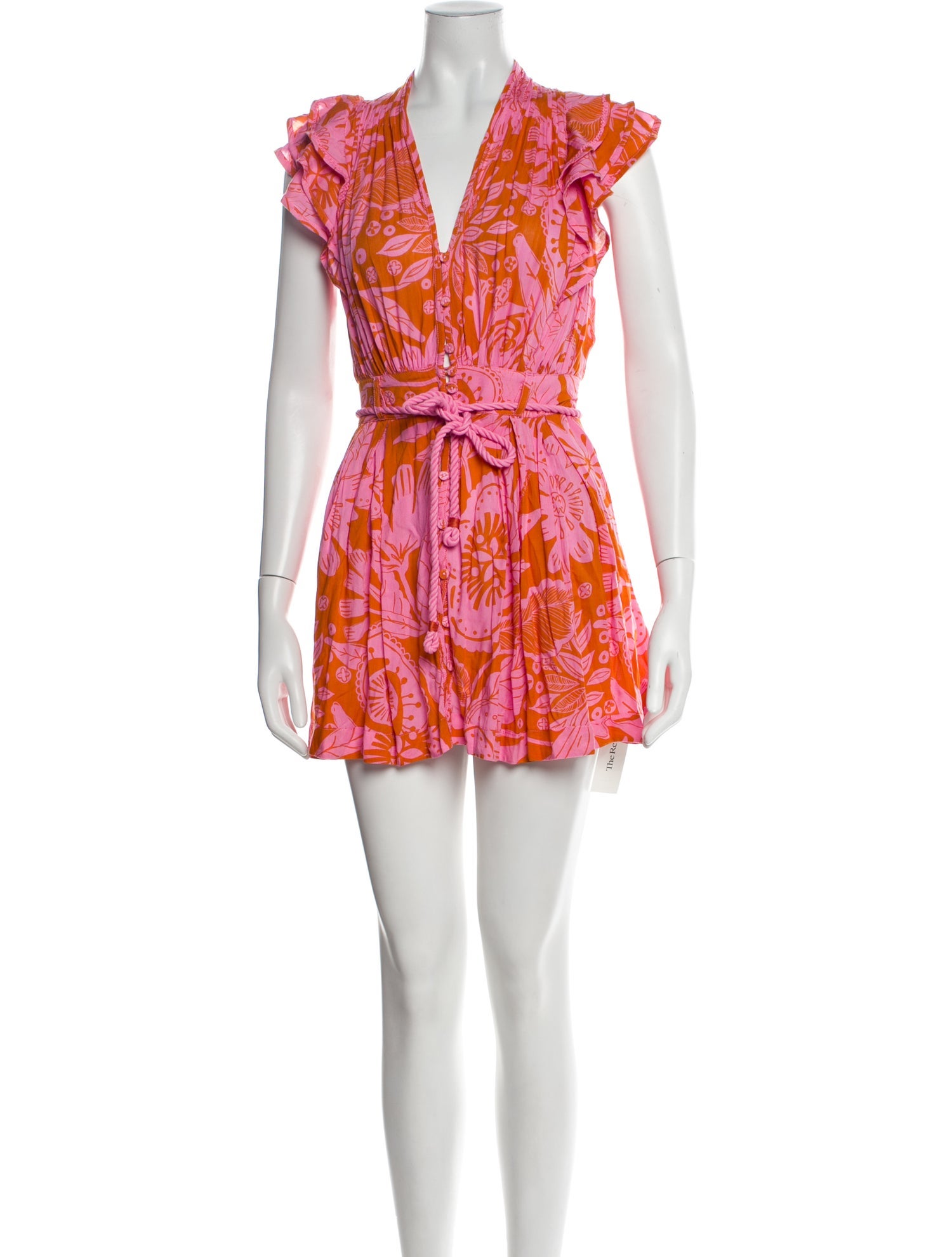 Poupette St Barth Floral Print Mini Dress