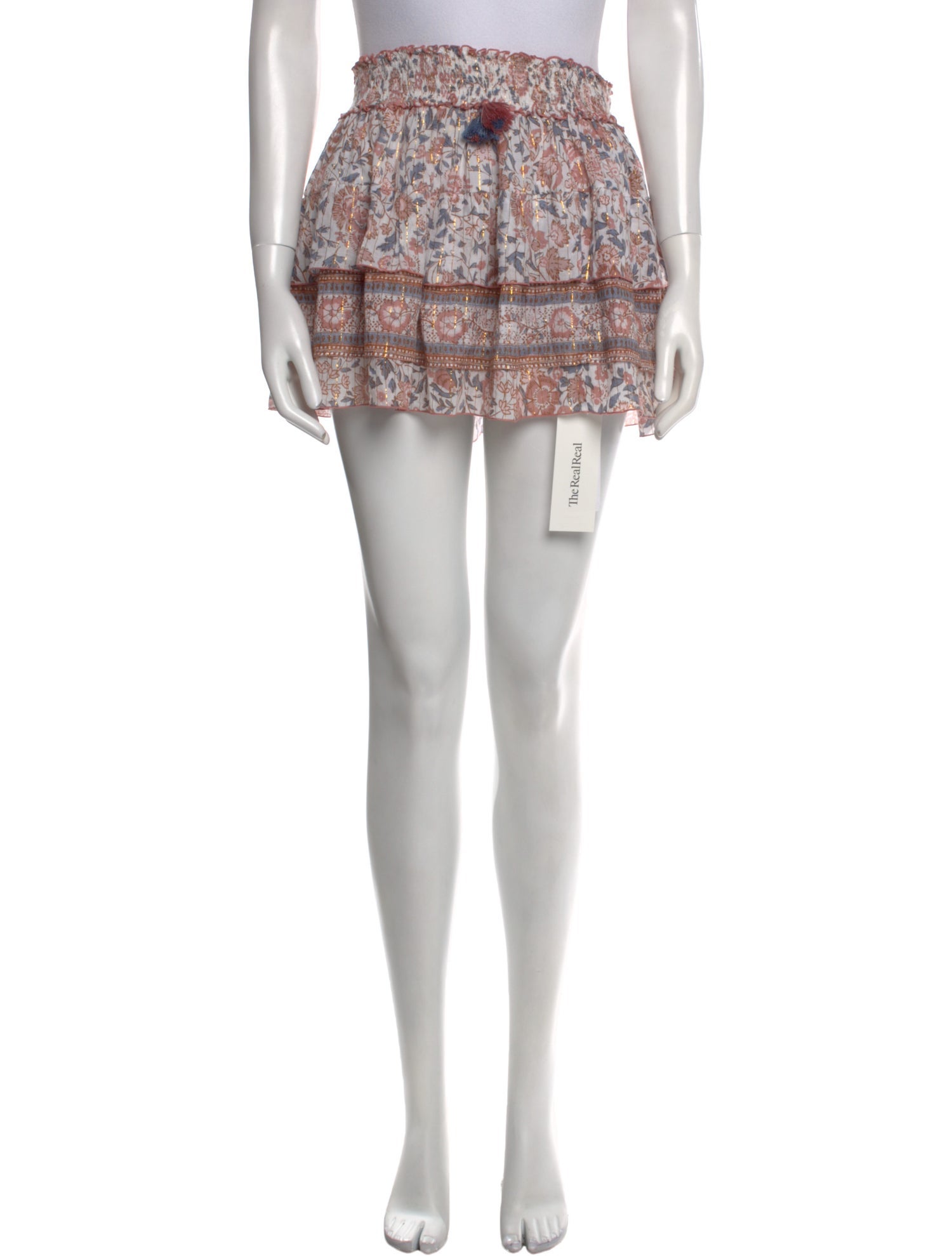 Poupette St Barth Printed Mini Skirt