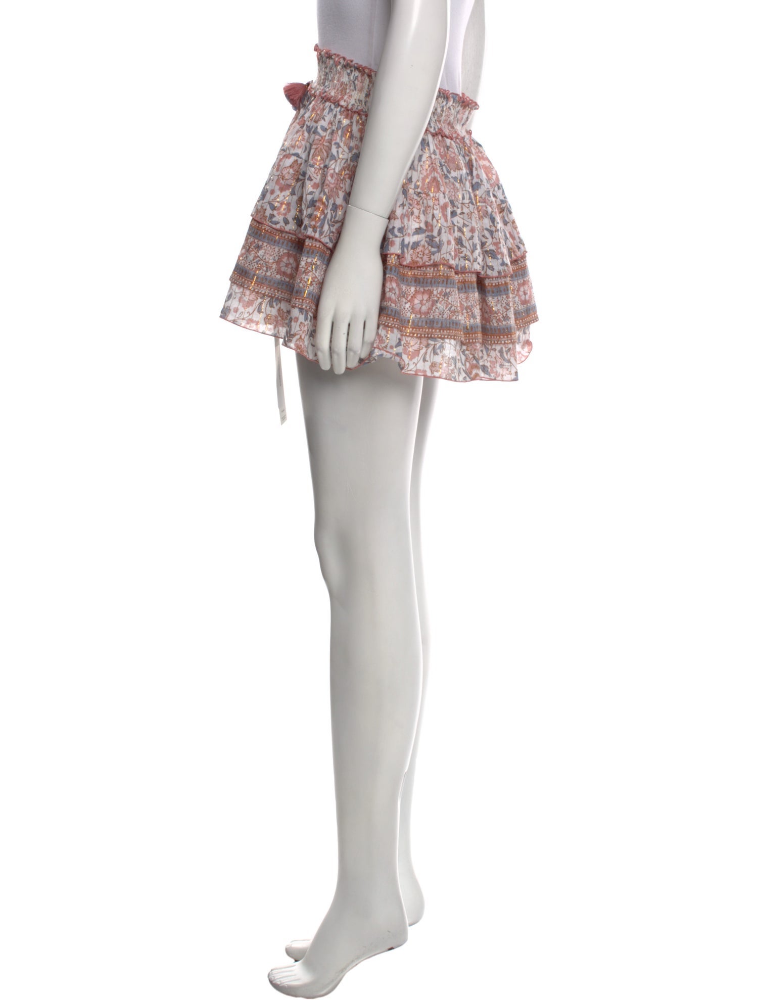 Poupette St Barth Printed Mini Skirt