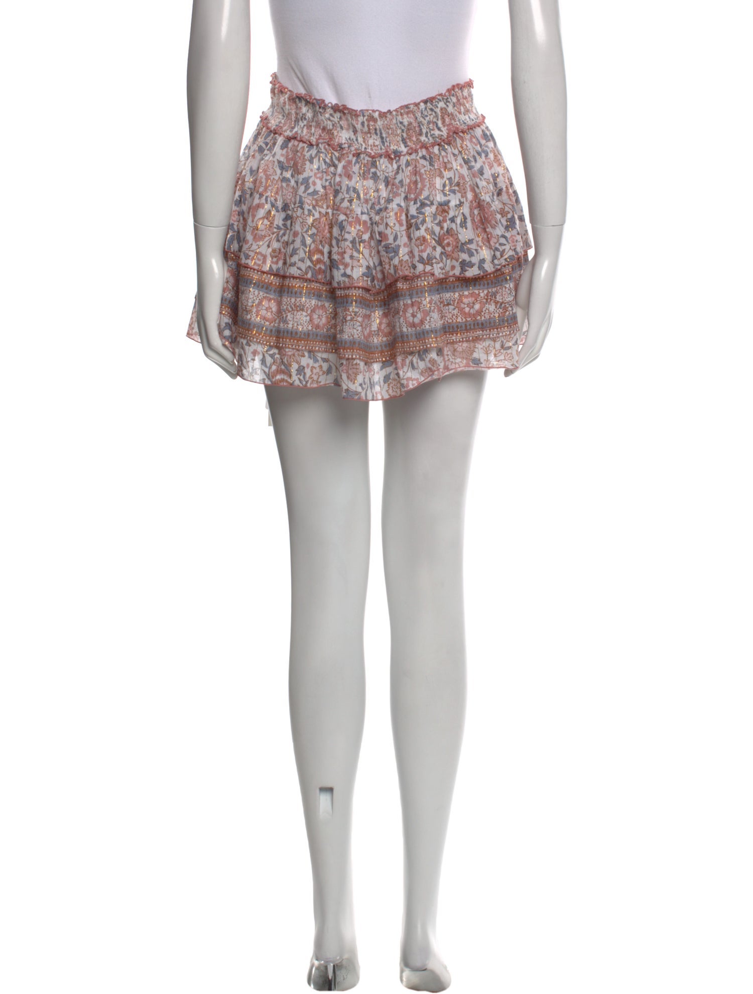 Poupette St Barth Printed Mini Skirt