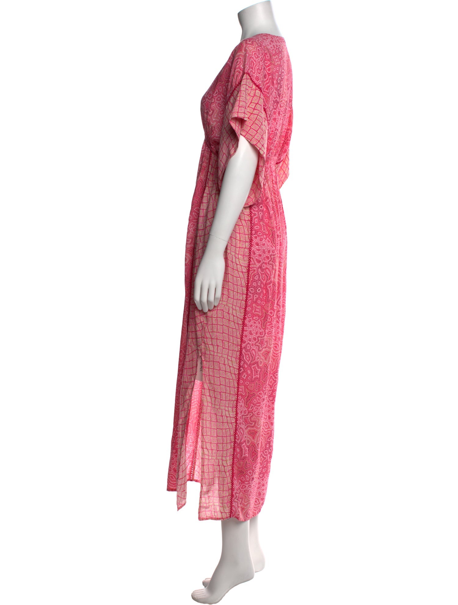 Poupette St Barth Printed Long Dress