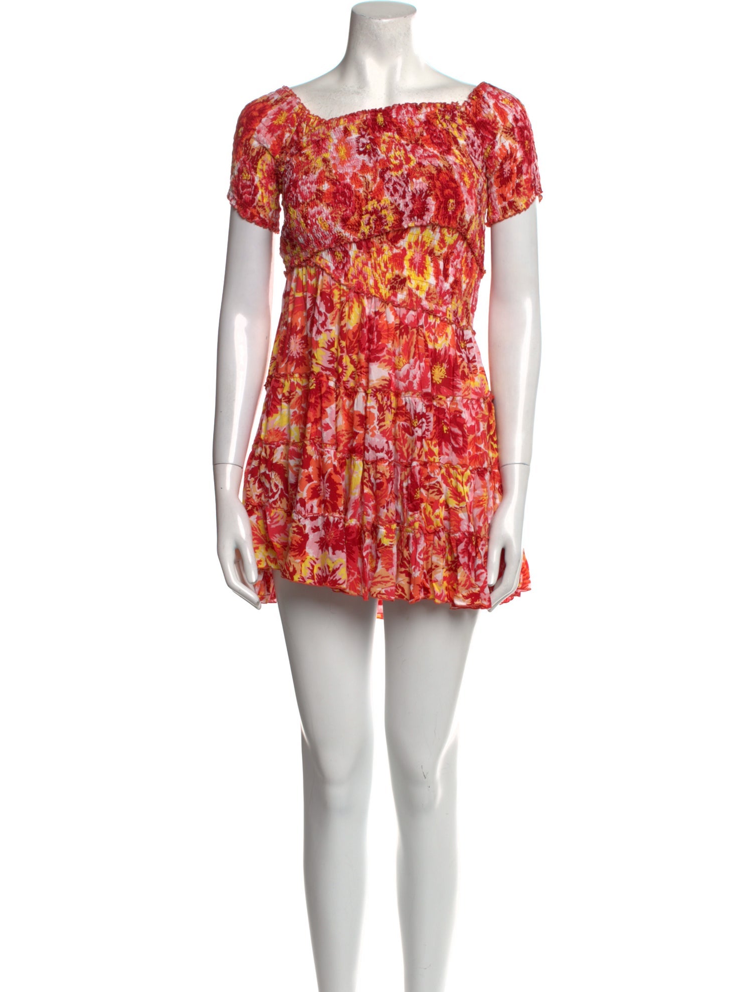 Poupette St Barth Printed Mini Dress